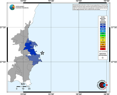 Mappa MCS - territori comuni
