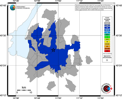Mappa EMS - territori comuni