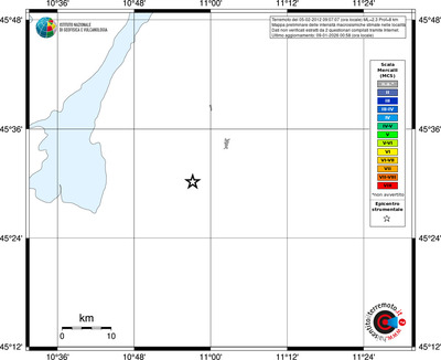 Mappa MCS - territori località