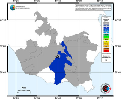 Mappa EMS - territori comuni