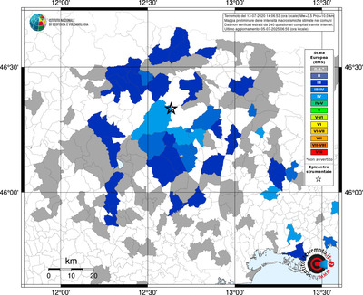 Mappa EMS - territori comunali
