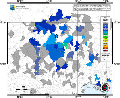 Mappa MCS - territori comunali
