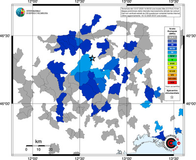 Mappa EMS - territori comuni