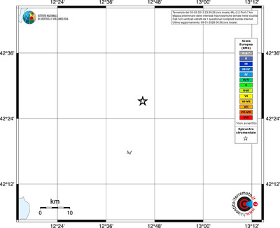 Mappa EMS - territori località