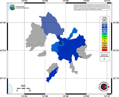 Mappa EMS - territori comuni