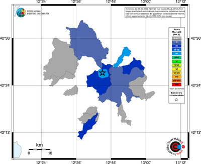 Mappa MCS - territori comuni