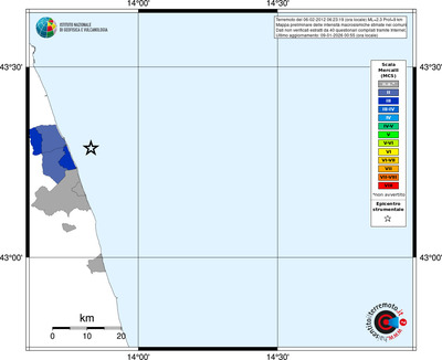 Mappa MCS - territori comuni