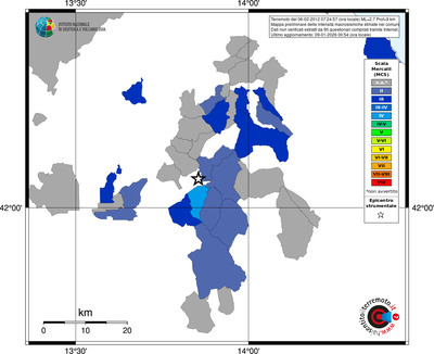 Mappa MCS - territori comuni