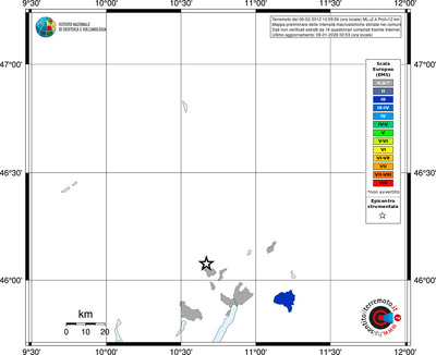 Mappa EMS - territori comuni