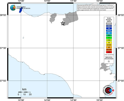 Mappa EMS - territori comuni