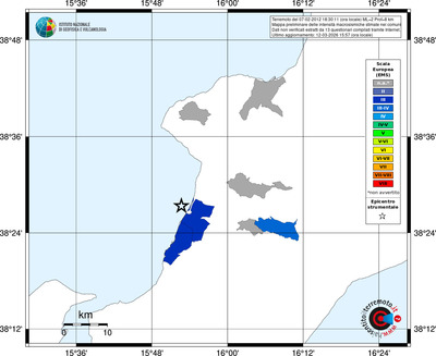 Mappa EMS - territori comuni