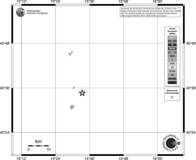 Mappa EMS - territori località