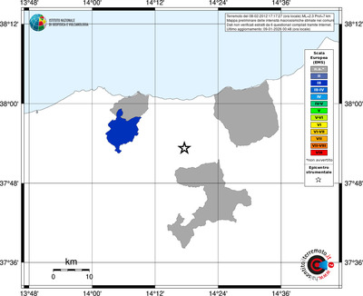 Mappa EMS - territori comuni
