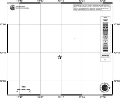 Mappa EMS - territori località
