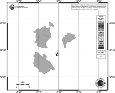 Mappa EMS - territori comuni