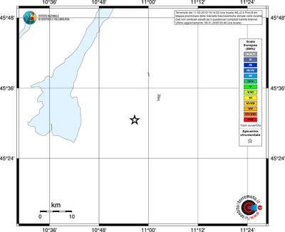 Mappa EMS - territori località