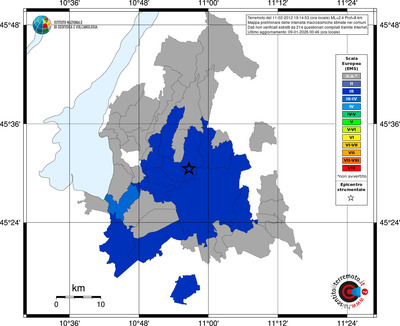 Mappa EMS - territori comuni