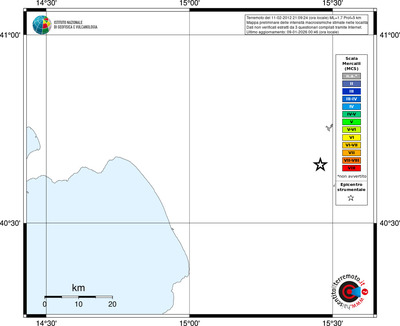 Mappa MCS - territori località