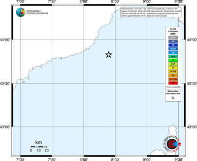Mappa EMS - territori località