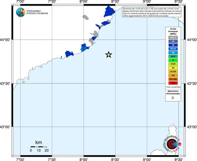 Mappa EMS - territori comuni