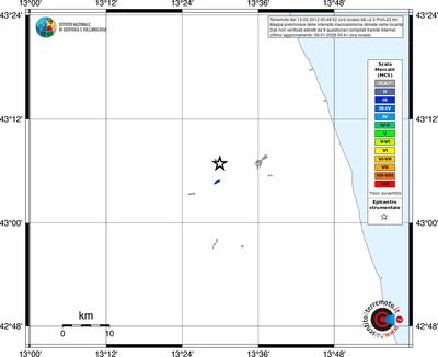 Mappa MCS - territori località