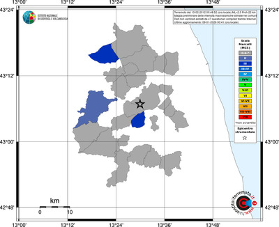 Mappa MCS - territori comuni