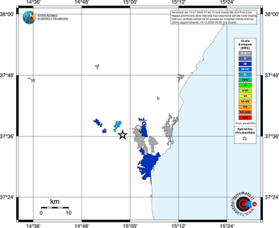 Mappa EMS - territori località