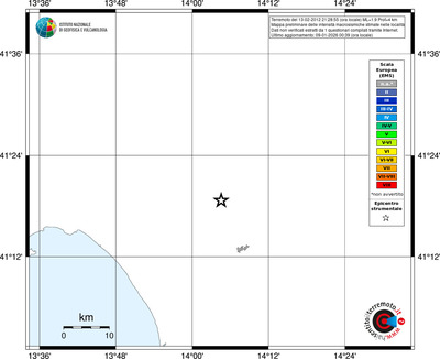 Mappa EMS - territori località