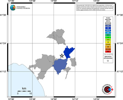 Mappa MCS - territori comuni
