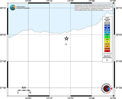 Mappa EMS - territori località