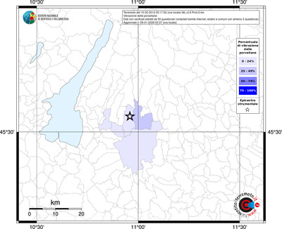 Mappa territorio comunale con almeno 3 questionari