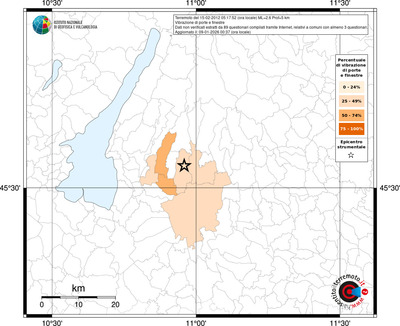 Mappa territorio comunale con almeno 3 questionari