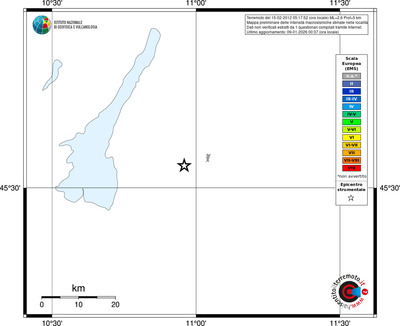 Mappa EMS - territori località