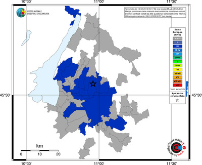 Mappa EMS - territori comuni