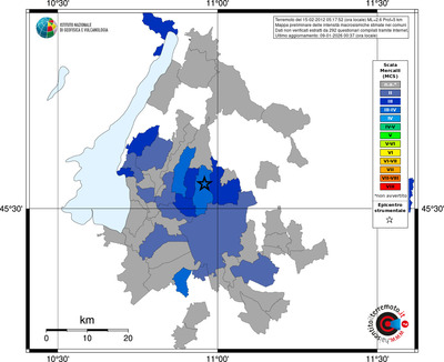 Mappa MCS - territori comuni