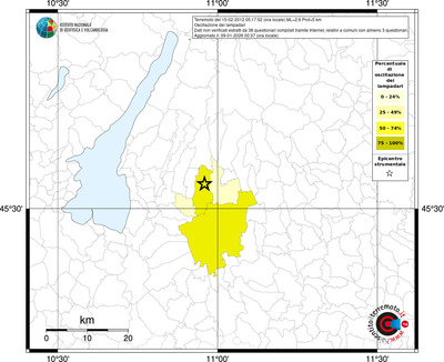 Mappa territorio comunale con almeno 3 questionari