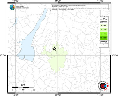 Mappa territorio comunale con almeno 3 questionari