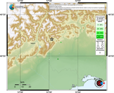 Mappa comuni con almeno 3 questionari