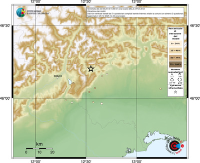 Mappa comuni con almeno 3 questionari