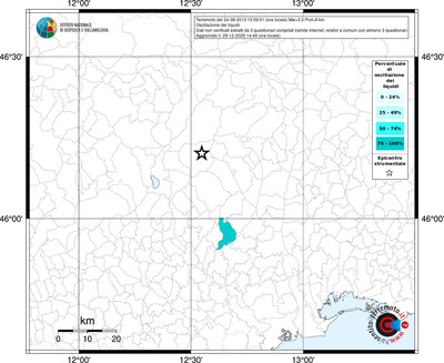 Mappa territorio comunale con almeno 3 questionari