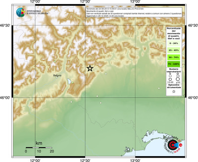Mappa comuni con almeno 3 questionari