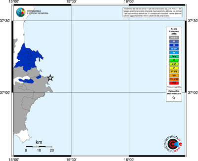Mappa EMS - territori comuni