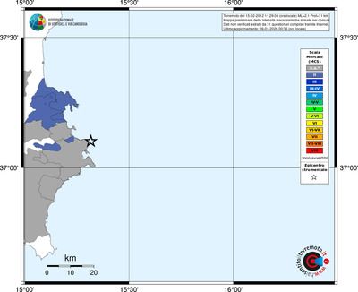 Mappa MCS - territori comuni