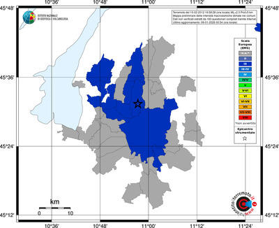 Mappa EMS - territori comuni