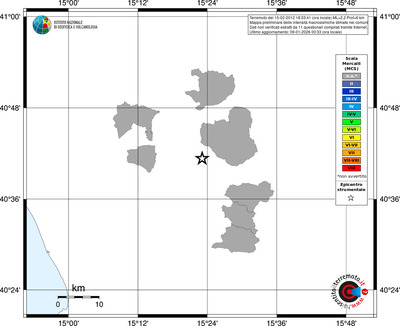 Mappa MCS - territori comuni
