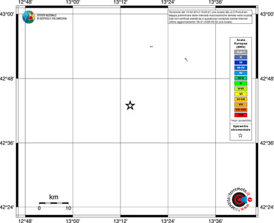 Mappa EMS - territori località