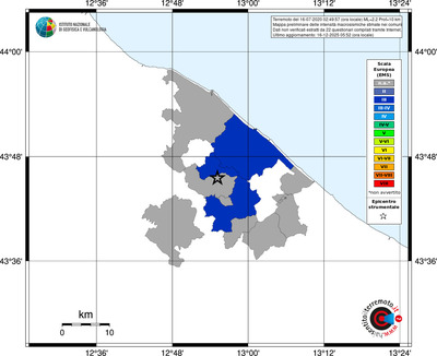 Mappa EMS - territori comuni