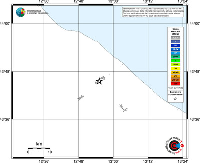 Mappa MCS - territori località