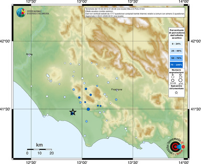Mappa comuni con almeno 3 questionari
