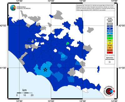 Mappa EMS - territori comuni